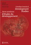 Canadian Journal Of Development Studies-revue Canadienne D Etudes Du Developpeme