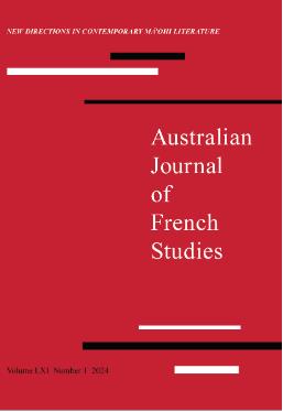 Australian Journal Of French Studies