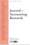 Journal Of Accounting Research