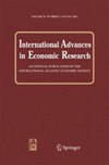 International Advances In Economic Research