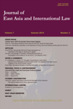 Journal Of East Asia And International Law