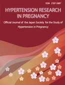 Hypertension Research In Pregnancy