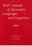 Brills Annual Of Afroasiatic Languages And Linguistics