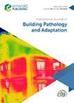 International Journal Of Building Pathology And Adaptation