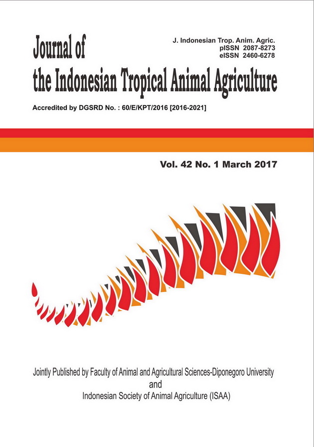 Journal Of The Indonesian Tropical Animal Agriculture