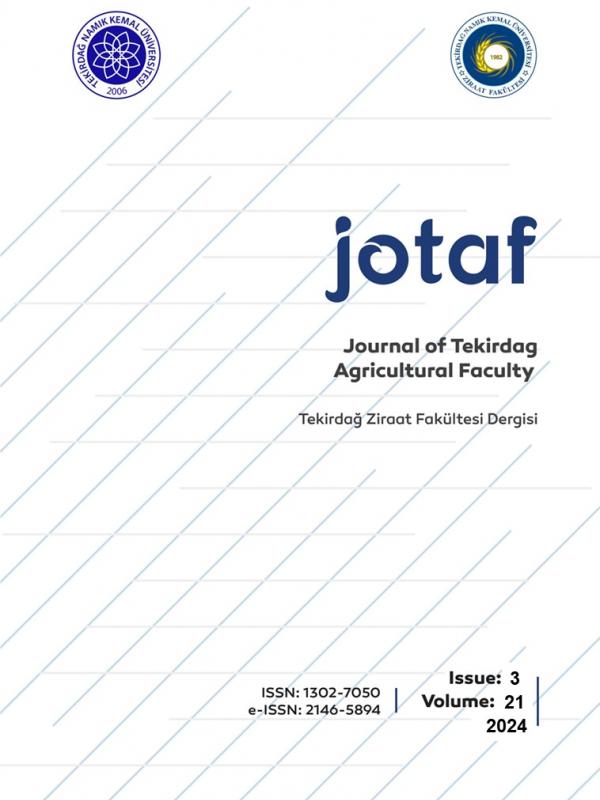 Journal Of Tekirdag Agriculture Faculty-tekirdag Ziraat Fakultesi Dergisi