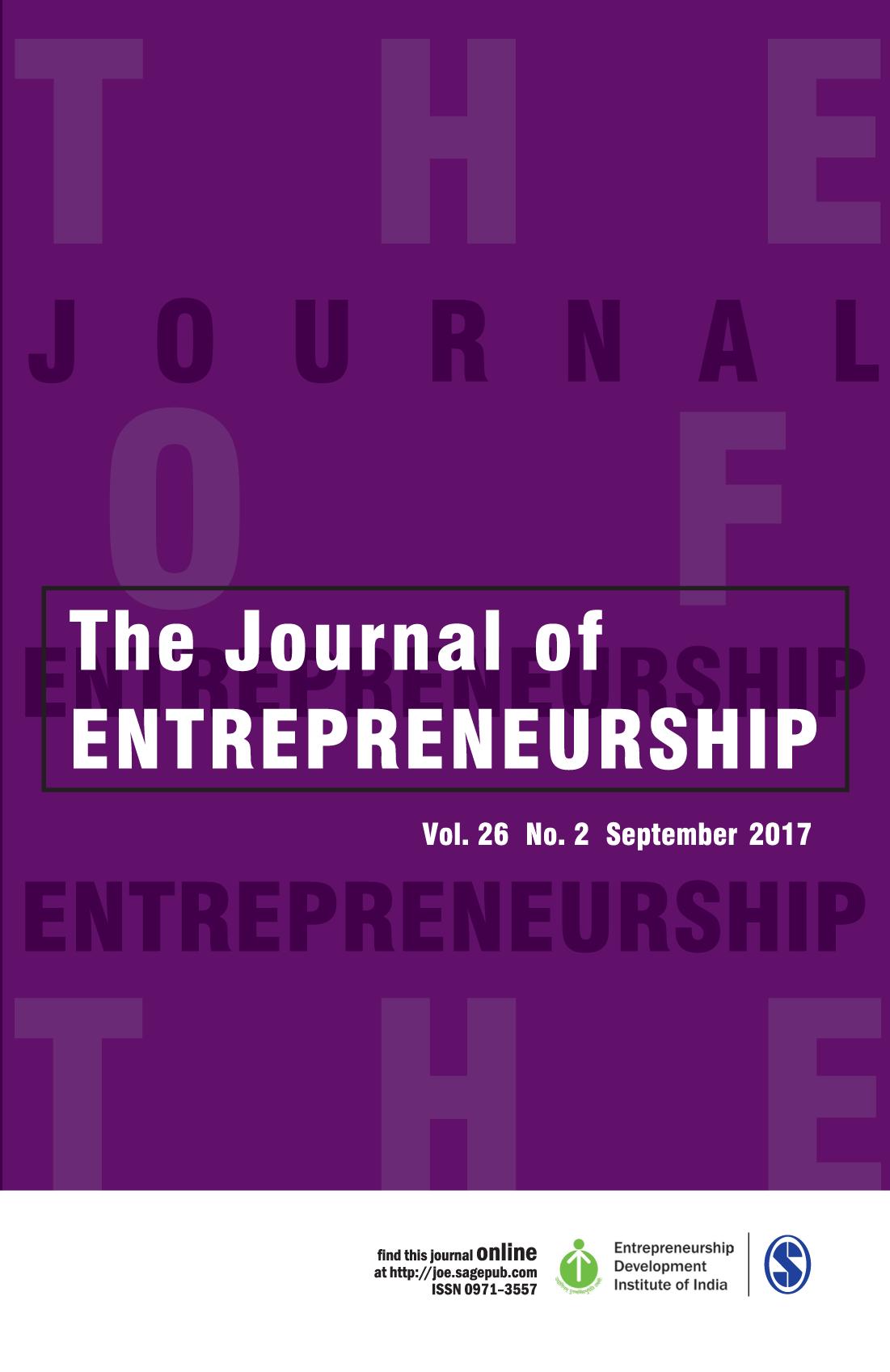 Journal Of Entrepreneurship