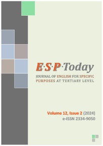 Esp Today-journal Of English For Specific Purposes At Tertiary Level