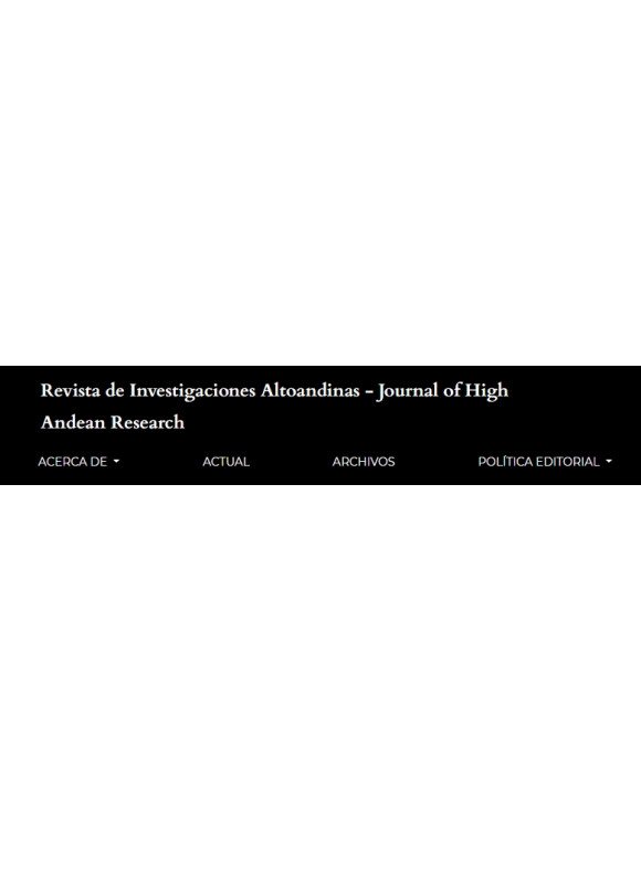 Revista Investigaciones Altoandinas-journal Of High Andean Research