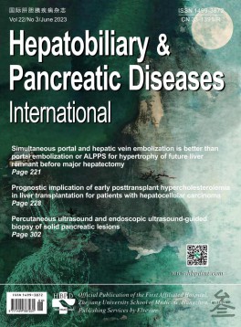 Hepatobiliary Pancreatic Diseases International